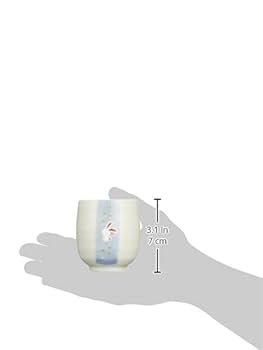 Amazon.co.jp: 波佐見焼 中善 湯呑 直径約7cm 野うさぎ 青